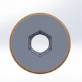 Bánh xe đơn giản cho nền tảng robot kết nối với động cơ - Thumbnail 5