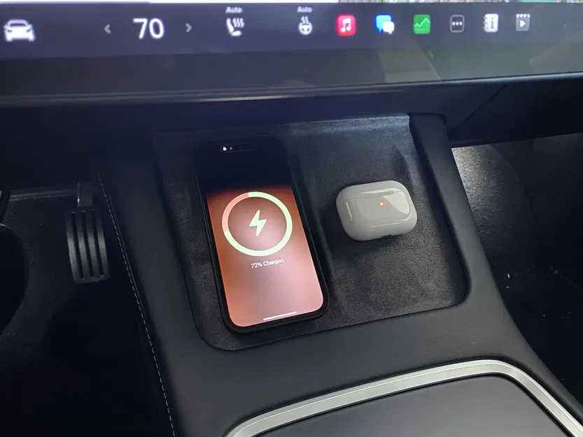 Bộ chuyển đổi Apple iPhone MagSafe cho đế sạc không dây Tesla - Image 1