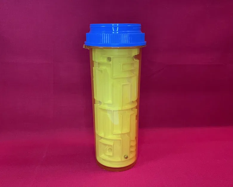 Nắp lọ thuốc hình mê cung 3D với thiết kế đa chiều - Image 2