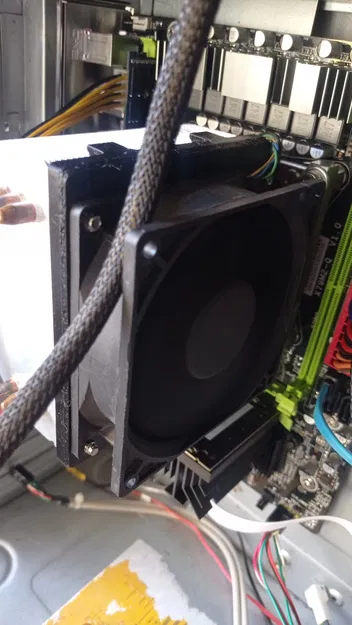 Bộ chuyển đổi quạt 92mm cho tủ đông artic - Image 1