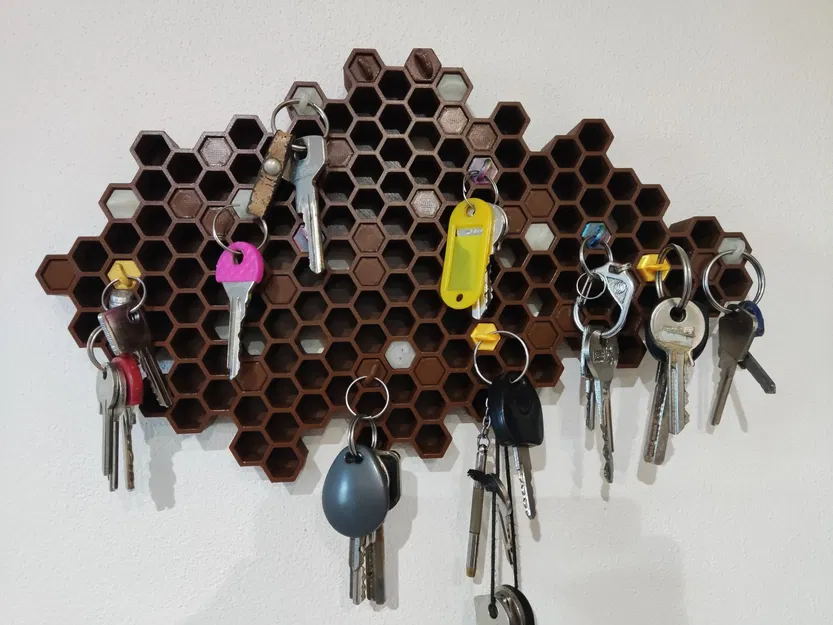 Bộ tổ chức chìa khóa tổ ong tùy chỉnh với thiết kế trực ... - Image 1