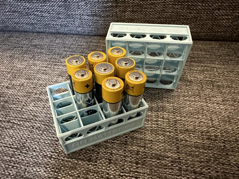 Giá đỡ pin AA đơn giản cho 12 viên pin - Image 1