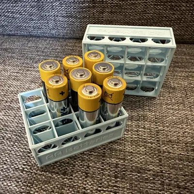 Giá đỡ pin AA đơn giản cho 12 viên pin