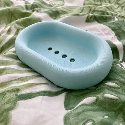 Đĩa xà phòng hình bọt xinh xắn cho không gian phòng tắm