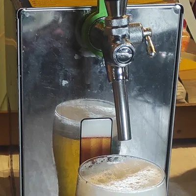 Giá đỡ nhãn logo bia cho máy rót Lindr