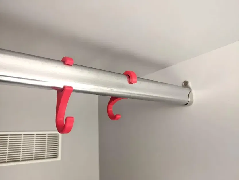 Móc treo quần áo Snap-on cho tủ quần áo - Image 2