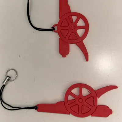 Móc khóa pháo Arsenal FC bằng hình ảnh Vector