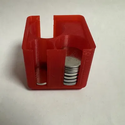 Hộp pin Gridfinity cho các kích thước CR20XX, CR24XX, CR16XX