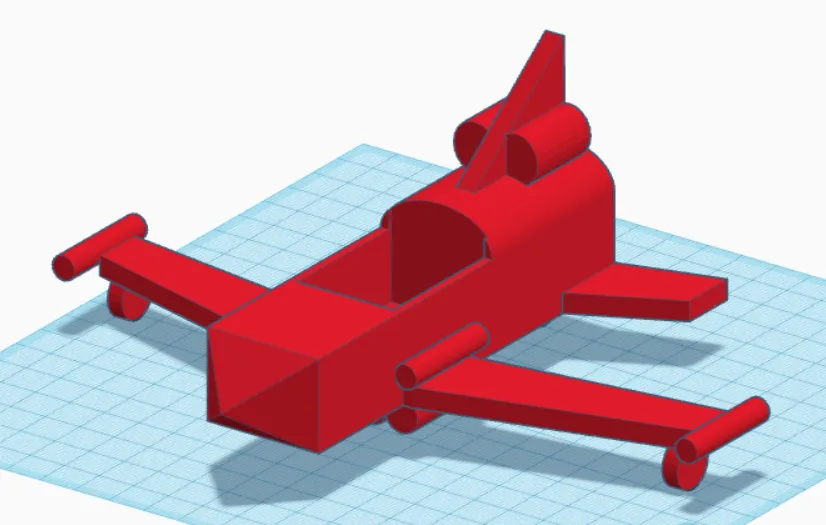 Máy bay ném bom với buồng lái thú vị - Image 1