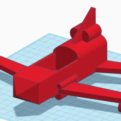 Máy bay ném bom với buồng lái thú vị