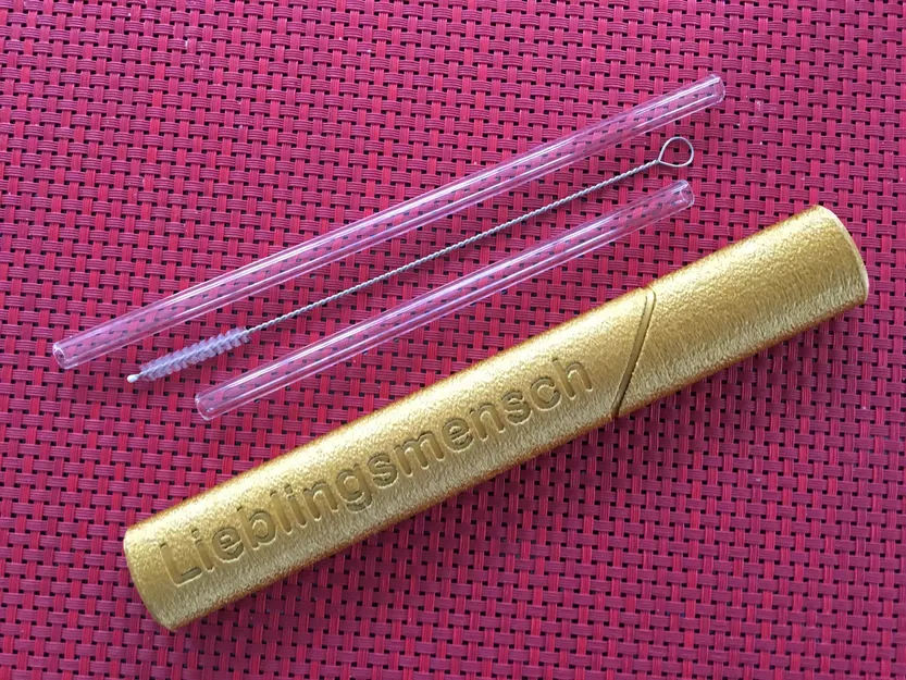 Vỏ bảo vệ ống hút thủy tinh kiểu 4 không có chữ viết - Image 1