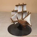 Mô hình thuyền galleon bay trong DnD Spelljammer - Thumbnail 4