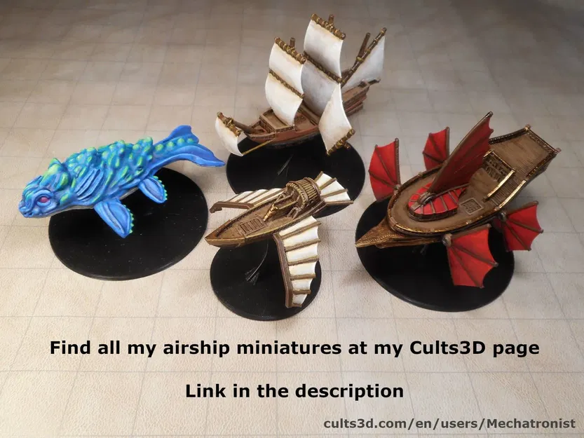 Mô hình thuyền galleon bay trong DnD Spelljammer - Image 6