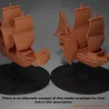 Mô hình thuyền galleon bay trong DnD Spelljammer - Thumbnail 11