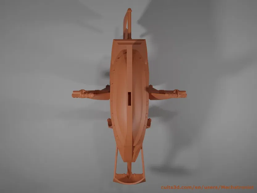 Mô hình thuyền galleon bay trong DnD Spelljammer - Image 15