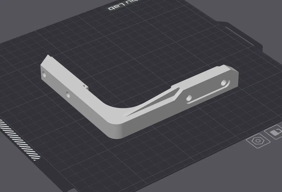 Giá đỡ cuộn filament 90 độ cho Bambu Lab P1P/P1S - Image 1