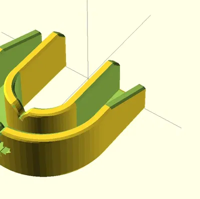 Bảo vệ miệng khúc côn cầu với lá phong đỏ trắng