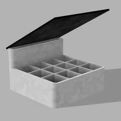 Hộp trồng cây hiện đại với mái che và bể nước