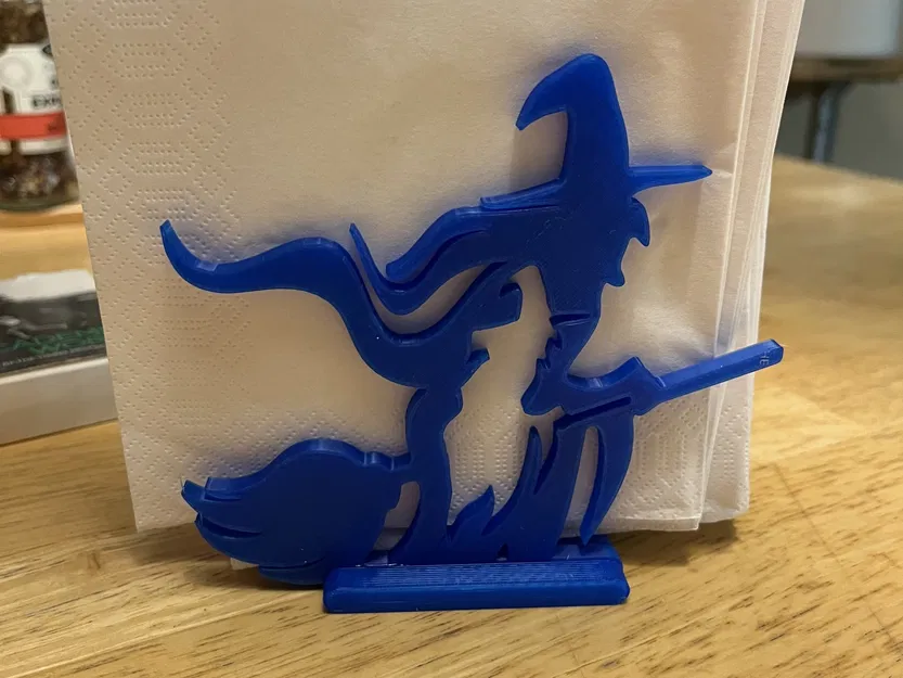 Giá đỡ khăn ăn hình phù thủy lễ Phục Sinh - Image 1