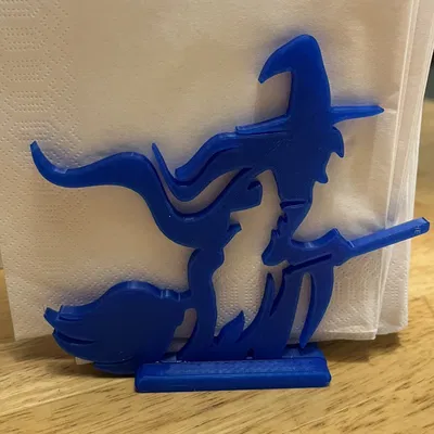 Giá đỡ khăn ăn hình phù thủy lễ Phục Sinh