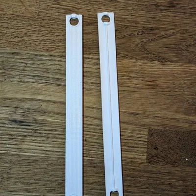 Khoảng cách giữa thanh ray và giá đỡ trên của máy rửa chén