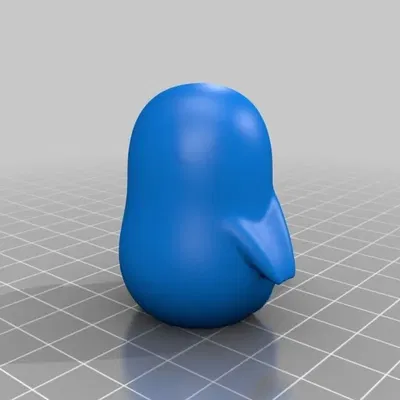 Chim cánh cụt in 3D đa vật liệu và đơn vật liệu