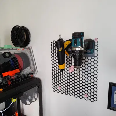 Giá đỡ công cụ Makita (18v) cho tường lưu trữ tổ ong