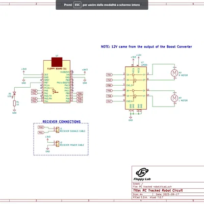Robot theo dõi điều khiển từ xa RC