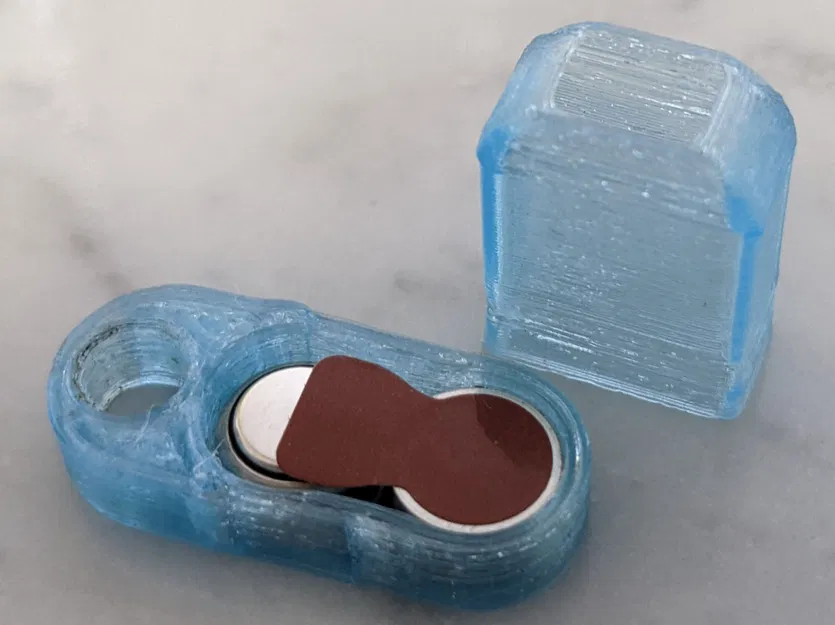 Hộp đựng pin trợ thính dạng tối giản cho móc khóa - Image 1