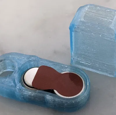 Hộp đựng pin trợ thính dạng tối giản cho móc khóa