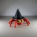 Chậu Nhện Halloween với Mũ Phù Thủy Tùy Chọn - Thumbnail 2