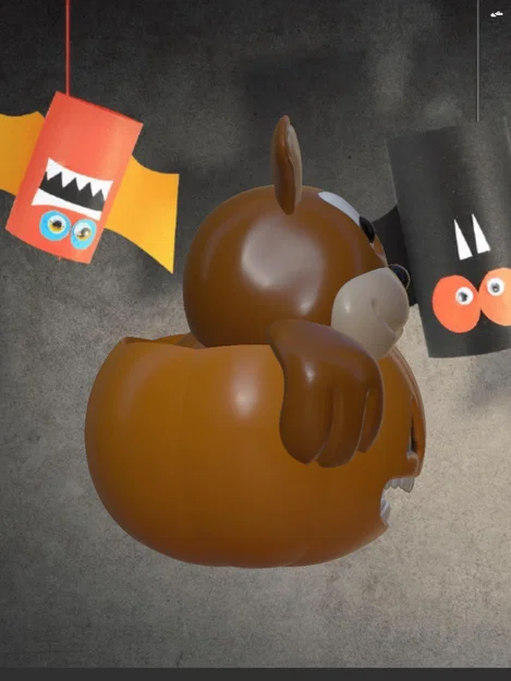 Chú chó con dễ thương ngồi trong quả bí ngô Halloween - Image 2