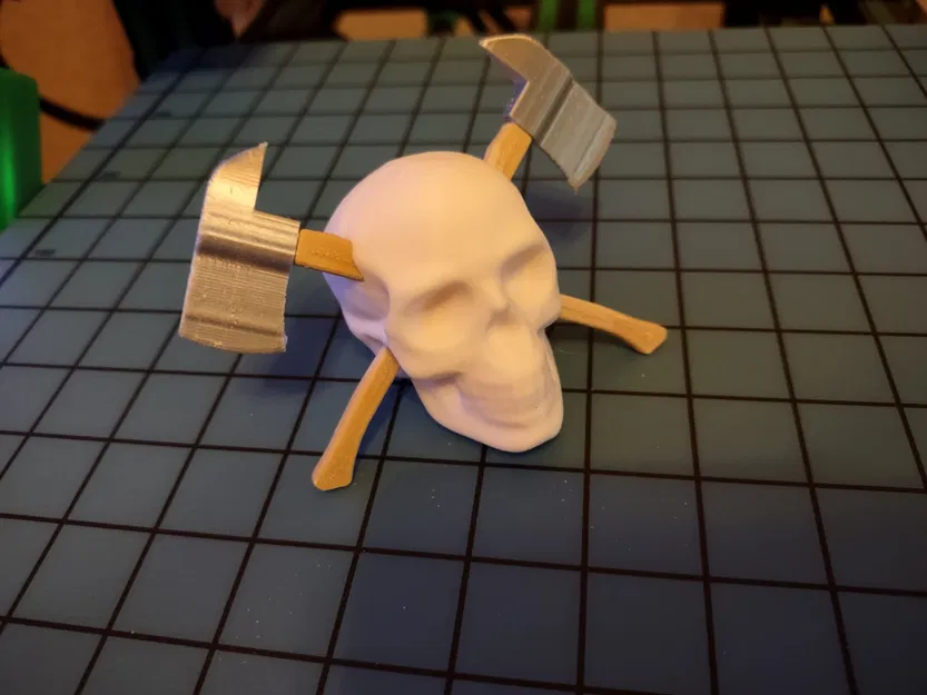 Đầu lâu lính cứu hỏa trang trí 3D - Image 3