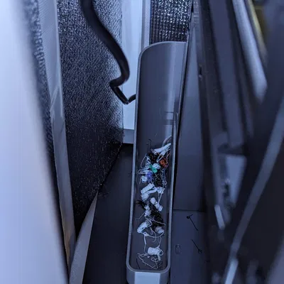 Slim waste chute (poop chute) cho Bambulab P1P - Không cần hỗ trợ - đã được thử nghiệm và kiểm tra.