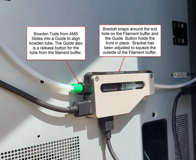 Hướng dẫn và nút thả filament cho bộ đệm Bambu Lab - Image 3