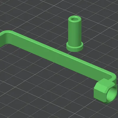 Hướng dẫn và nút thả filament cho bộ đệm Bambu Lab