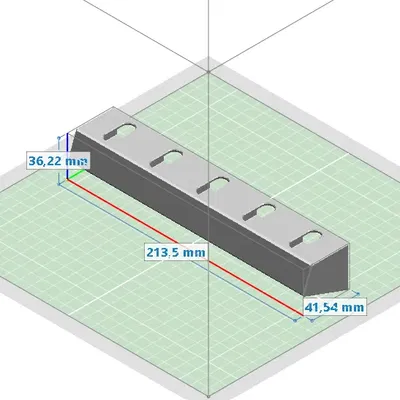Giá đỡ 5 thanh thước kẻ Zollstock