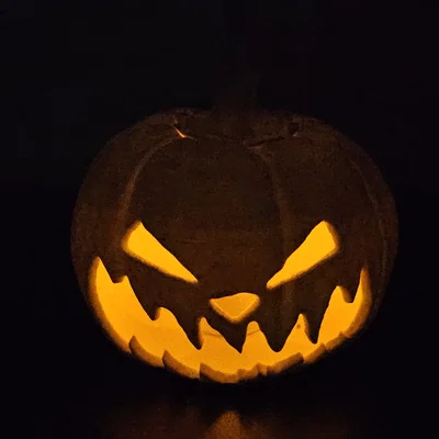 Đèn LED bí ngô đáng sợ cho Halloween