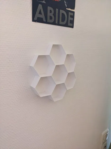 Giá treo tường hình lục giác đơn giản - Image 4