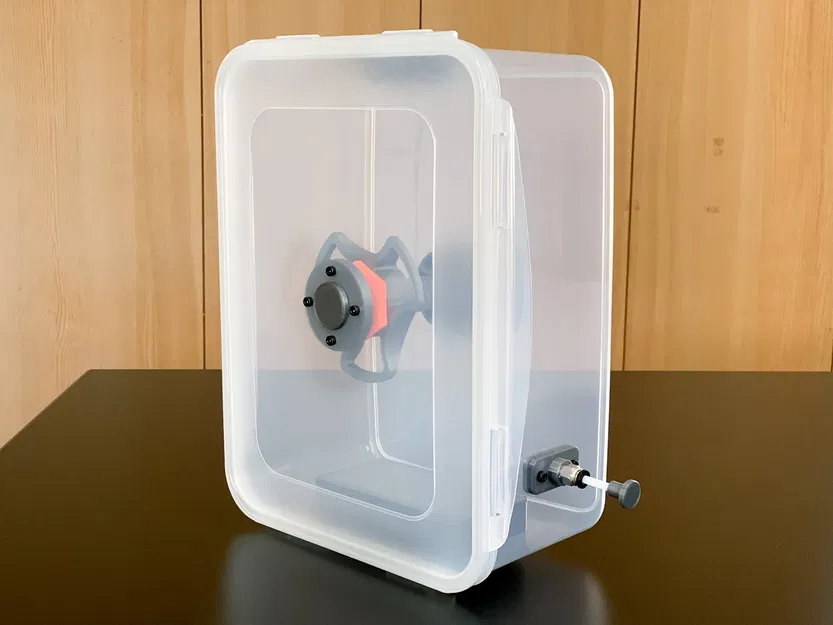 Hộp khô filament DAISO 5.5L với chức năng quay tay - Image 2