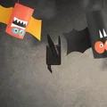 Bướm dơi Halloween hình vuông trang trí mùa lễ hội - Thumbnail 6