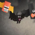 Bướm dơi Halloween hình vuông trang trí mùa lễ hội - Thumbnail 7