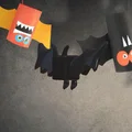 Bướm dơi Halloween hình vuông trang trí mùa lễ hội - Thumbnail 9