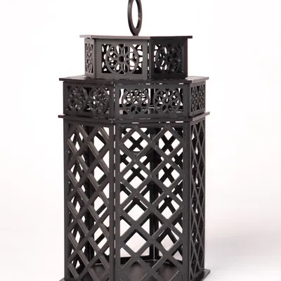 Đèn lồng mộc mạc không cần keo dán