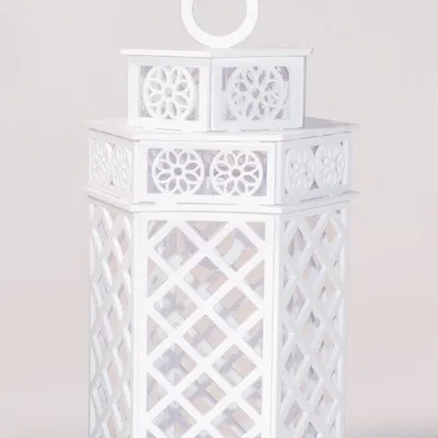 Đèn lồng mộc mạc không cần keo dán