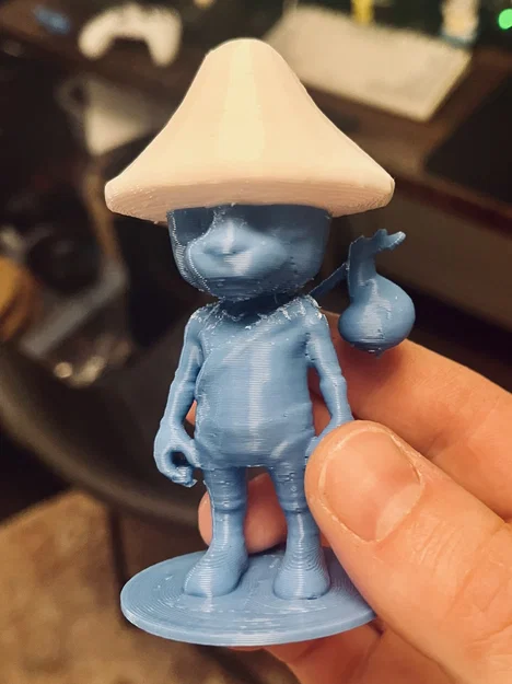 Mô hình figurine mèo Smurf dễ in 3D - Image 1