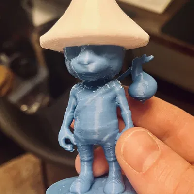 Mô hình figurine mèo Smurf dễ in 3D