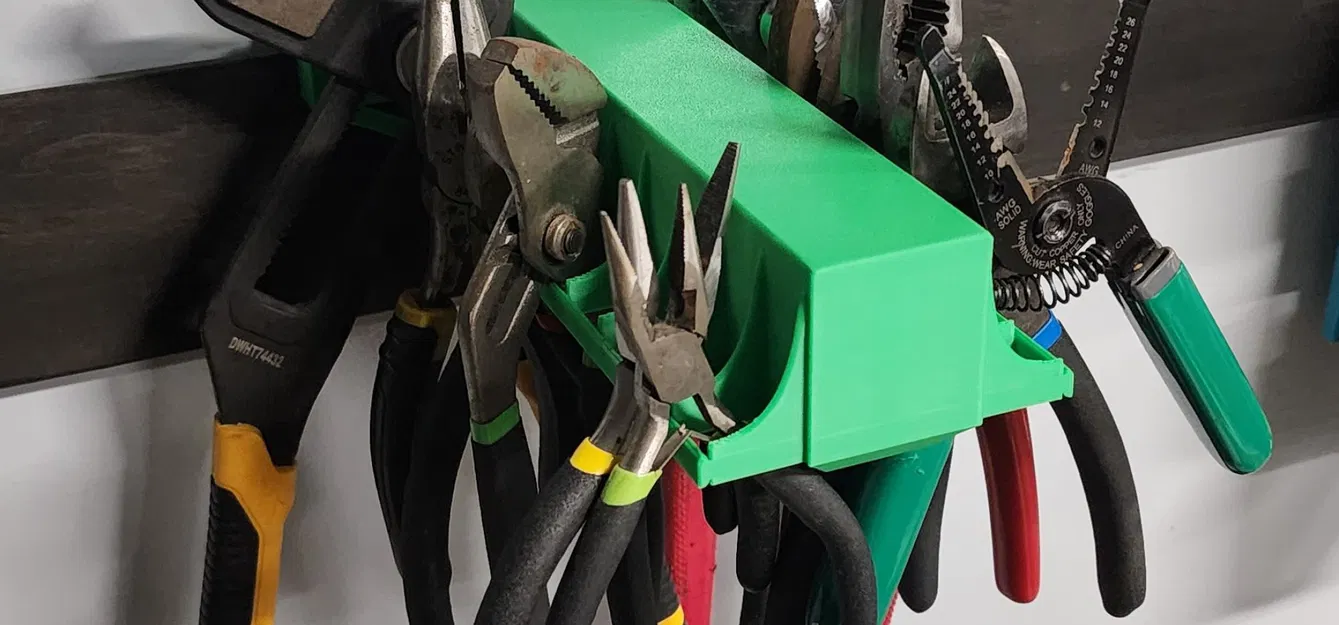 Giá đỡ kẹp và khóa kênh tiện lợi trên tường - Image 1