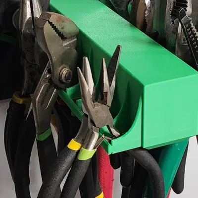 Giá đỡ kẹp và khóa kênh tiện lợi trên tường