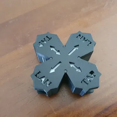 Vỏ bảo vệ LAN Tap hình sao ném 3D